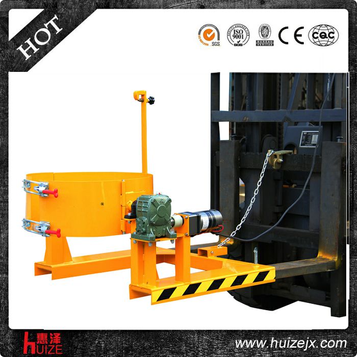 叉車(chē)專(zhuān)用倒桶機具（塑鐵桶，電翻轉）